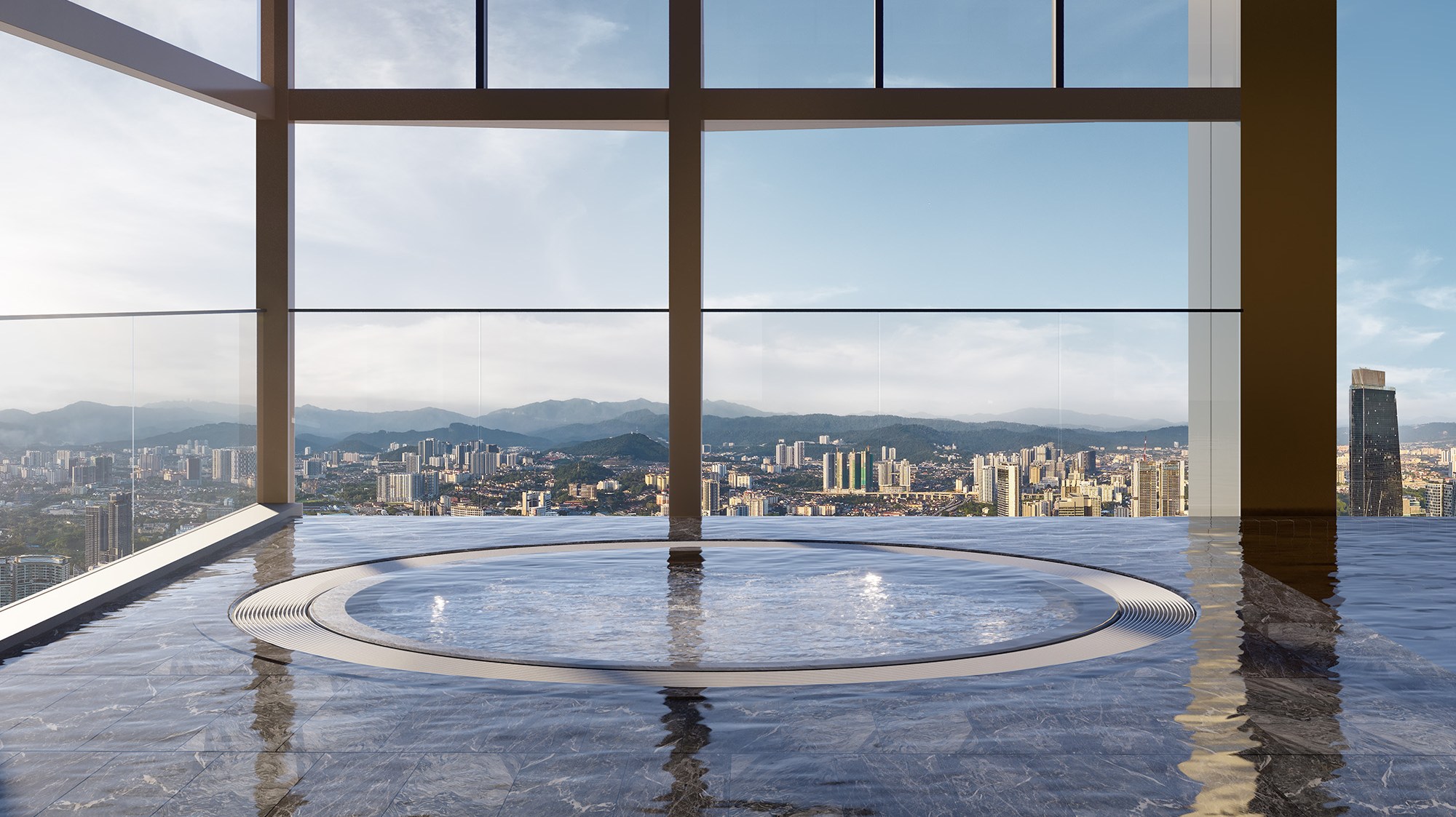 Heated Jacuzzi 恒温按摩池